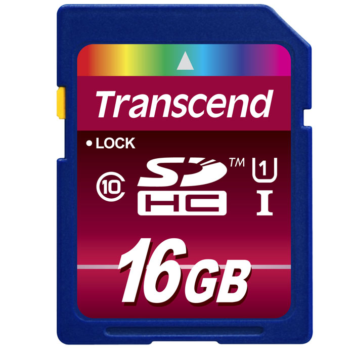 Transcend SDHC Class 10 UHS-I 16GB карта памятиTS16GSDHC10U1 Transcend SDHC Class 10 UHS-I 16GB карта памятиTS16GSDHC10U1Карта памяти Transcend SDHC Class 10 UHS-I объединяет высокую производительность карт памяти Class 10 с мощностью решений стандарта UHS-I. Эта карта памяти позволяет работать с современными цифровыми камерами и видеокамерами высокого разрешения. UHS-I - самый быстрый на сегодня формат карт памяти, они передают данные на скорости до 85 Мбайт/с (при работе с современными UHS-I совместимыми устройствами). Она может вместить до шести часов видео в разрешении высокого качества. Карта включает технологию коррекции ошибок (ECC, Error Correction Code), что обеспечивает автоматическое обнаружение и исправление любых ошибок, которые могут появиться во время передачи данных. Также карты памяти SDHC Class 10 UHS-I включают фирменное программное обеспечение Transcend RecoveRx - удобный инструмент для восстановления удаленных или потерянных файлов. Карты памяти UHS-I рекомендуется использовать с картридером Transcend RDF8 USB 3.0 или RDF1 ExpressCard Reader. ...