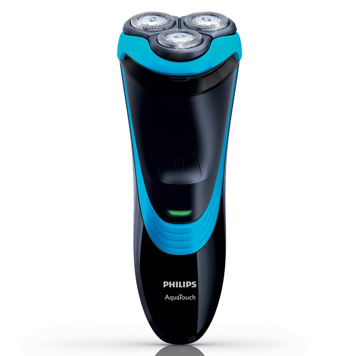 Бритва AquaTouch Philips AT750/16AT750/16 Бритва AquaTouch Philips AT750/16AT750/16Электробритва Philips AT 750/16 для сухого и влажного бритья с функцией Aquatec Wet & Dry. Aquatec для сухого и влажного бритья Уплотнение Aquatec гарантирует комфортное сухое бритье и освежающее влажное бритье. Отлично подходит для использования с гелем или пеной для бритья, что обеспечивает дополнительный комфорт даже при использовании в душе. Система защиты кожи Закругленные головки с низким коэффициентом трения повторяют контуры лица, снижая вероятность порезов. Система Super Lift&Cut Система двойных лезвий электробритвы приподнимает волоски для комфортного сбривания щетины, обеспечивая чистое бритье. Полностью водонепроницаемая Система QuickRinse позволяет промывать бритву под струей воды и использовать в душе Более 40 минут автономной работы Более 40 минут в режиме автономной работы для 14 сеансов бритья. Полная зарядка занимает 8 часов, поэтому бритва готова к использованию в любое время.