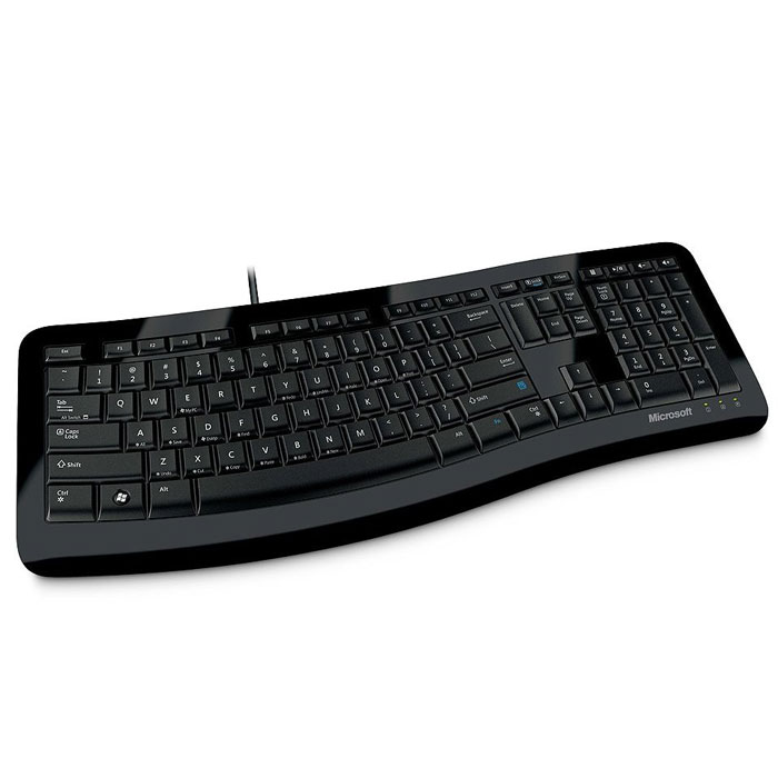 Microsoft Comfort Curve Keyboard 3000 (3TJ-00012) клавиатура3TJ-00012 Microsoft Comfort Curve Keyboard 3000 (3TJ-00012) клавиатура3TJ-00012Comfort Curve Keyboard 3000 - это проводная клавиатура с изогнутым дизайном, который используется для более удобного расположения рук на клавиатуре во время печати. Клавиатура Comfort Curve Keyboard 3000 одобрена специалистами по эргономике и создана для естественного положения запястий, что ощущается даже при первом использовании. Изящный компактный дизайн экономит место на столе и подчеркивает вашу индивидуальность. Все клавиши в Comfort Curve Keyboard 3000 имеют одинаковый размер. Несмотря на то, что клавиатура выглядит плоской, посередине она все же имеет небольшой подъем для более удобного расположения рук.