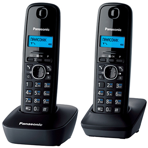 Panasonic KX-TG1612 RUH, GreyKX-TG1612 RUH Panasonic KX-TG1612 RUH, GreyKX-TG1612 RUHDECT телефон Panasonic KX-TG1612 с дополнительной трубкой.