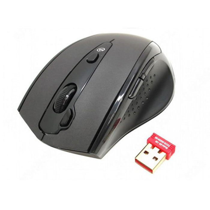 A4Tech G10-810F-1, BlackW G10-810F-1 Bk A4Tech G10-810F-1, BlackW G10-810F-1 BkБеспроводная мышь A4Tech G10-810F - это лучший выбор для проведения уроков или презентаций. Уверенная работа на неровных поверхностях: Усиленный оптический луч глубоко проникает в структуру поверхности, благодаря чему мышь быстро и четко работает на любых покрытиях. Если Вы любите расположиться с ноутбуком на кровати или на ковре - эта мышь для Вас. Мышь работает даже на объемной меховой поверхности! Функция Волшебный карандаш: Хотите произвести впечатление и сделать Ваш доклад еще интереснее? Творите в реальном времени! Рисуйте прямо поверх текстов и рисунков, проводите стрелочки и делайте подчеркивания прямо во время презентации. Чувствуйте себя свободно - Ваши отметки не останутся в файле. Выбор максимального радиуса действия: 15 или 20 метров. Если для работы вам хватает пятнадцати метров, не тратьте лишнюю энергию. Установите максимальный радиус действия равный 15 метрам и ваша мышь проработает дольше на одном комплекте батарей. ...