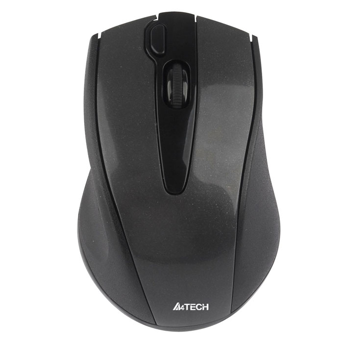 A4Tech G9-500F-1, Black мышьW G9-500F-1 A4Tech G9-500F-1, Black мышьW G9-500F-1Беспроводная мышь A4Tech G9-500F. Уверенная работа на неровных поверхностях (инновационная технология V-Track): Усиленный оптический луч глубоко проникает в структуру поверхности, благодаря чему мышь быстро и четко работает на любых покрытиях. Если вы любите расположиться с ноутбуком на кровати или на ковре - эта мышь для вас. Мышь работает даже на объемной меховой поверхности! Одна кнопка - 16 функций: Если вы хотите сделать свою работу за компьютером более легкой и быстрой, назначьте все необходимые функции на правую кнопку мыши. В зависимости от направления движения руки она может выполнять до 16 различных функций, например, Увеличить/Уменьшить, Прокрутка влево/Прокрутка вправо, Копировать/Вставить и т.д. Для выполнения выбранной команды нужно провести мышью в заданном направлении, удерживая кнопку. Колесо 4D-прокрутки: Позволяет осуществлять навигацию в четырех направлениях. Радиус действия - 15 м: ...