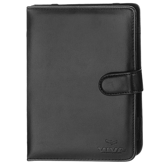 Кожаный чехол-обложка Viva для PocketBook 611 Basic черноволосый (VPB-C611CВ)
