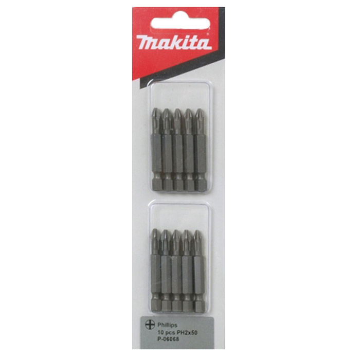 Набор оснастки Makita P-06068P-06068 Набор оснастки Makita P-06068P-06068Набор бит для шуруповерта Makita P-06068. Размер насадки: Ph2 Длина: 50 мм Крепление: 1/4