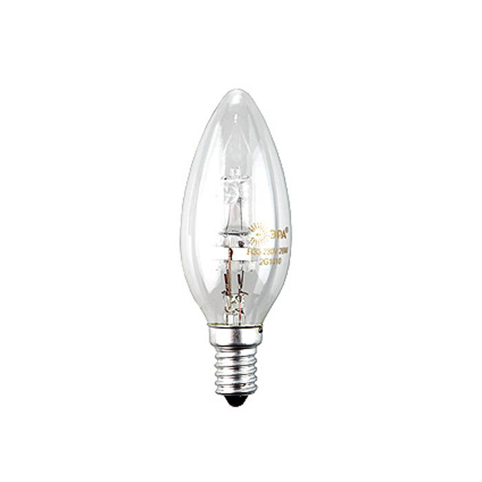 ЭРА Hal-B35-28W-230V-E14-CLC0038550 ЭРА Hal-B35-28W-230V-E14-CLC0038550ЭРА Hal-B35-28W-230V-E14-CL относится к линейке галогенных ламп, выполненных в колбах, повторяющих стандартные лампы накаливания, но при этом по энергосберегающей технологии. Это отличная альтернатива привычным лампам накаливания, благодаря меньшему потреблению электроэнергии и гораздо большему сроку службы.