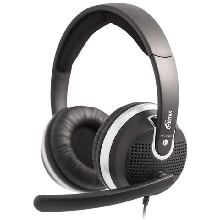 Ritmix RH-554USBRH-554USB Ritmix RH-554USBRH-554USBRitmix RH-554 USB Vibration – это стерео гарнитура для компьютерных приложений с подключением по USB и функцией вибрации. Специальный дизайн с применением мягкого регулируемого оголовья обеспечивает повышенный комфорт эксплуатации. Угол наклона чашек меняется автоматически, благодаря чему они принимают оптимально-удобное положение для человеческого уха. В гарнитуре используется система Vibration Reality – функция встроенной вибрации для низких частот. Она позволяет сделать восприятие звука вообще и общение в частности более реалистичным. RH-554 USB Vibration комплектуется проводным пультом управления со световой индикацией, позволяющим удобно управлять звуком на микрофоне и наушниках. Гарнитура идеально подходит для компьютерных игр, распознавания речи, общения по Skype, интернет-телефонии и работы со всеми приложениями VoIP.