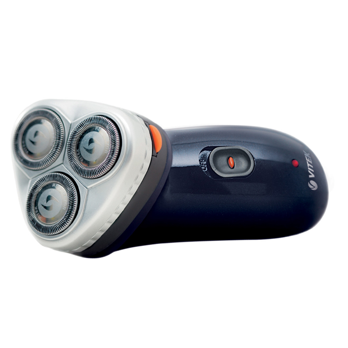 Vitek VT-1373, Blue1373-VT-01 Vitek VT-1373, Blue1373-VT-01При выборе электрической бритвы вы отдаете предпочтение наиболее эффективным моделям? Тогда электрическая бритва VITEK 1373 наверняка станет для Вас великолепным решением. Три бритвенные головки необыкновенно качественно срезают даже самые мелкие волосинки, благодаря этому вам всегда удастся выглядеть безупречно. Так как бритва имеет роторную систему, бритье станет ещё более эффективным и безопасным. Бритва имеет функцию дорожной блокировки, она станет прекрасной спутницей в любом путешествии – Вы можете быть уверены, что она случайно не включится в сумке.