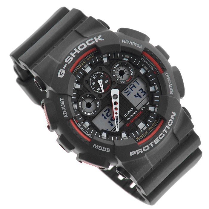 Наручные часы Casio GA-100-1A4GA-100-1A4 Наручные часы Casio GA-100-1A4GA-100-1A4Водонепроницаемые и противоударные часы Casio GA-100. Длина ремешка с учетом корпуса 24,5 см. Ширина ремешка 2,2 см. Диаметр корпуса 5 см.