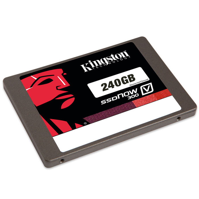 Kingston SSDNow V300 240GB (SV300S3N7A/240G)SV300S3N7A/240G Kingston SSDNow V300 240GB (SV300S3N7A/240G)SV300S3N7A/240GПовысьте скорость работы Вашего компьютера и сэкономьте средства, заменив старый жесткий диск на твердотельный накопитель Kingston SSDNow V300. Это самое экономически эффективное решение для повышения производительности системы и более простой способ по сравнению с переносом всех данных на новую систему. SSDNow V300 имеет контроллер LSI SandForce, оптимизированный для флеш-памяти нового поколения, что обеспечивает высочайшее качество и надежность. Накопители состоят из твердотельных компонентов и не содержат движущихся деталей, поэтому они имеют повышенную ударопрочность и выдерживают падения и вибрации. Накопители SSDNow V300 просты в установке и поставляются в комплектах, содержащих все необходимые аксессуары, включая программное обеспечение для клонирования файлов и операционной системы за считанные минуты. Они имеют трехлетнюю гарантию, бесплатную техническую поддержку и отличаются легендарной надежностью Kingston. Интерфейс: SATA 3.0 (6 Гбит/с),...