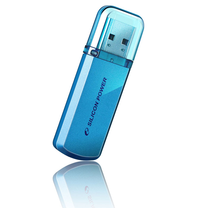 Silicon Power Helios 101 16GB, Blue (SP016GBUF2101V1B)SP016GBUF2101V1B Silicon Power Helios 101 16GB, Blue (SP016GBUF2101V1B)SP016GBUF2101V1BДоступный в яблочно-зеленом и лазоревом цветах новый Silicon Power Helios 101 имеет алюминиевый корпус с матовым покрытием. Silicon Power Helios 101 отражает футуристический, стильный и простой дизайн. Он тонок, легок и подходит для пользователей, следящих за модой! Helios 101 может быть прикреплен к брелоку с ключами и использоваться как аксессуар. Обладающий функцией plug&play Helios 101 - идеальный компаньон нетбука! ПО SP Widget с 7 основными функциями для защиты данных: Синхронизация и Резервное копирование Мои Документы Синхронизация и Резервное копирование других папок Синхронизация и Резервное копирование Outlook/Outlook express Копирование и шифрование данных на USB носитель Загрузка 60-дневной пробной версии Symantec Norton Internet security бесплатно Синхронизация и Резервное копирование папки Избранное Блокирование компьютера паролем, по времени или USB накопителем