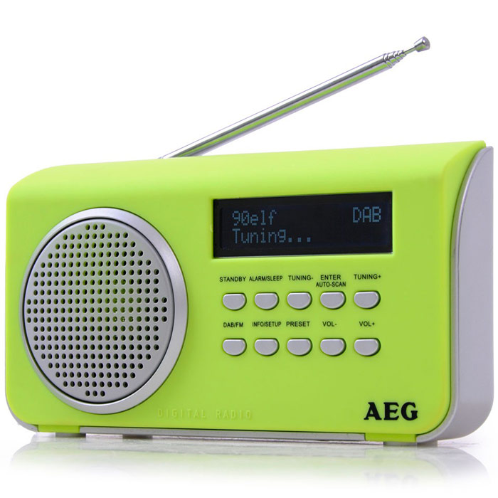 AEG DAB 4130, Green  - AEGDAB 4130 grun  AEG DAB 4130.