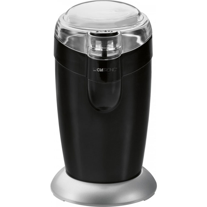 Clatronic KSW 3306, Black кофемолкаKSW 3306 Black Clatronic KSW 3306, Black кофемолкаKSW 3306 BlackКофемолка Clatronic KSW 3306 с ротационным ножом и импульсным режимом позволяет быстро и качественно превратить кофейные зерна в молотый кофе. Имеется приспособление для намотки шнура и блокировка включения при снятой крышке. Кофемолка отличается компактными размерами и удобством использования.