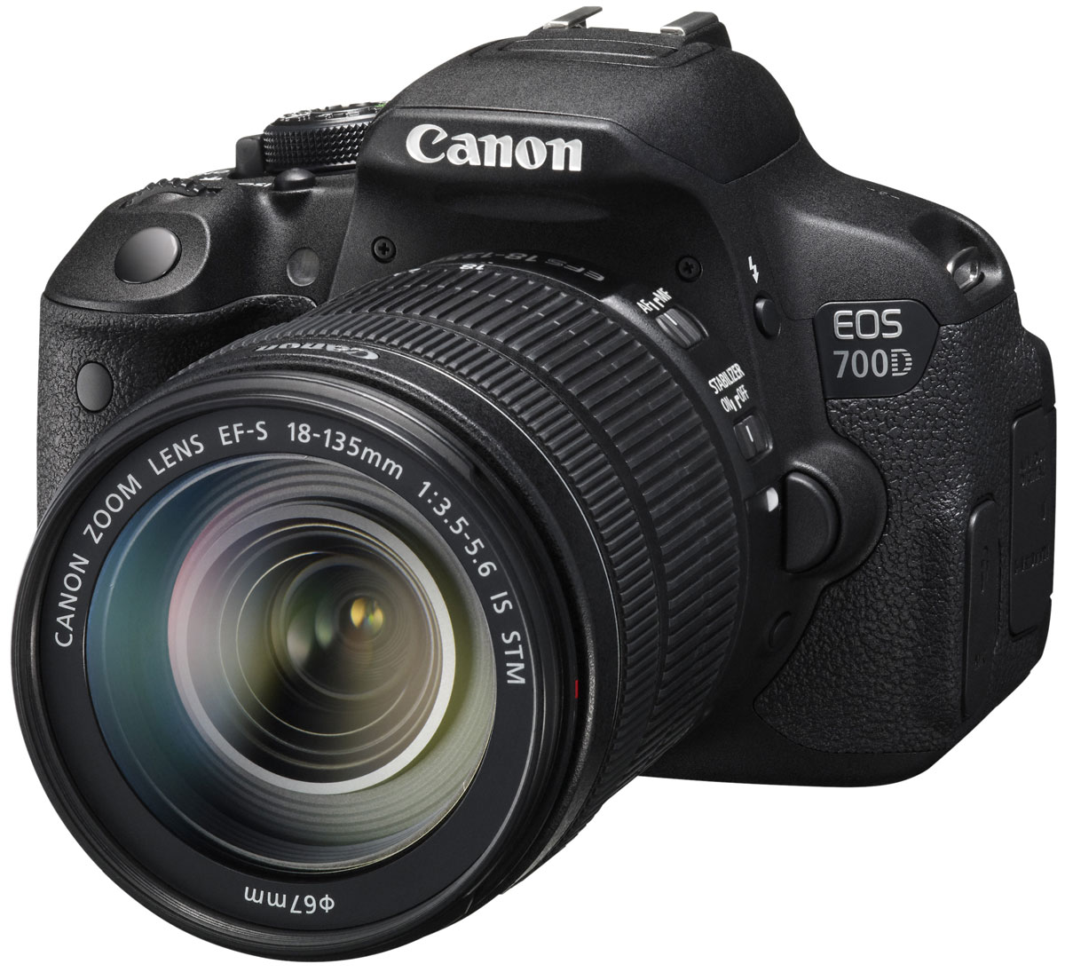 Canon EOS 700D Kit EF-S 18-135 IS STM8596B009 Canon EOS 700D Kit EF-S 18-135 IS STM8596B009Цифровая зеркальная камера Canon EOS 700D идеальна для первого опыта в мире изображений EOS. Сделайте шаг в мир цифровой зеркальной фотографии и раскройте свой творческий потенциал. 18-мегапиксельный датчик позволяет создавать превосходные фотографии и видео, а удобный сенсорный ЖК-экран с переменным углом наклона Clear View II превращает съемку в удовольствие. Превосходное качество изображения: Запечатлейте каждую деталь благодаря 18-мегапиксельной матрице с гибридным CMOS-автофокусом. EOS 700D позволяет создавать изображения с низким уровнем шумов, которые можно распечатывать в большом разрешении, либо кадрировать и менять композицию. Видео в формате Full HD: Снимайте видео с разрешением 1080p и с выбором оптимального уровня автоматического или ручного контроля. Технология гибридной автофокусировки обеспечивает автоматическую непрерывную фокусировку при съемке видео. EOS 700D поддерживает почти бесшумную следящую автофокусировку для видео,...