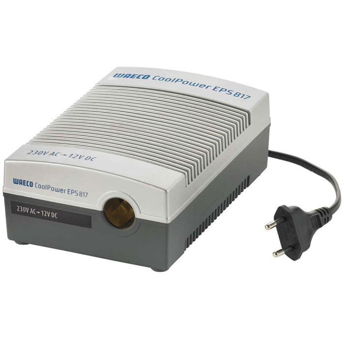 WAECO CoolPower EPS817 адаптерEPS-817U WAECO CoolPower EPS817 адаптерEPS-817UСетевой адаптер WAECO CoolPower EPS817 предназначен для присоединения термоэлектрических холодильников WAECO 12/24 В к сети 230 В. Входное напряжение: 230 В перем. тока, 50 Гц Выходное напряжение: 13 В пост. тока Рабочее напряжение: 12/24 В пост. тока Выходной ток: 6 A Предохранитель: T630 мА 250 В Работает с термоэлектрическими холодильниками WAECO и компрессорными холодильниками WAECO CDF-18/CDF-25