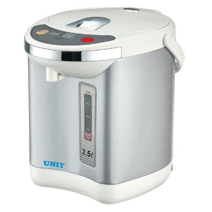 Unit UHP-120UHP-120 Unit UHP-120UHP-120Термопот Unit UHP-120 - это удачное приобретение для Вашей кухни. Во-первых, термопоты потребляют мощности в 2-3 раза меньше, чем обычные электрочайники. А во-вторых, современные термопоты отличаются стильным, привлекательным дизайном. Термопоты обладают качествами электрочайника и термоса. Поэтому вода в термопотах закипает так же быстро как в обычных электрочайниках, а после кипячения достаточно длительное время остается горячей.