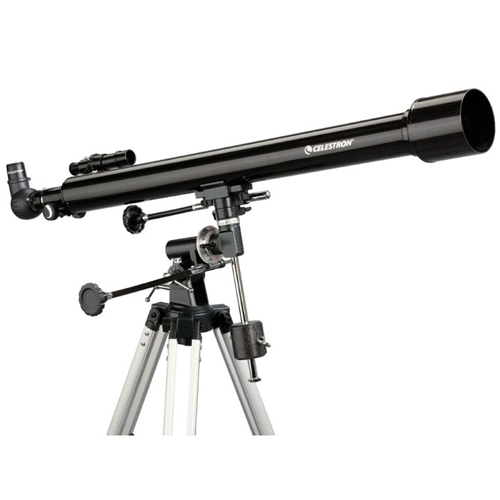 Celestron PowerSeeker 60 EQ телескоп-рефракторC21043 Celestron PowerSeeker 60 EQ телескоп-рефракторC21043Телескоп Celestron PowerSeeker 60 EQ обладает необходимым для начинающего наблюдателя набором базовых функций и предлагается по минимальной цене. Теперь, с помощью телескопа серии PowerSeeker Вы сможете познакомить своего ребенка со звездным небом, не тратя на оборудование астрономические суммы. Во всех инструментах серии используются только стеклянные объективы, имеющие большое преимущество перед пластиковыми линзами, используемыми в телескопах начального уровня некоторых других производителей. Для улучшения пропускания света на оптические элементы нанесено эффективное просветляющее покрытие.