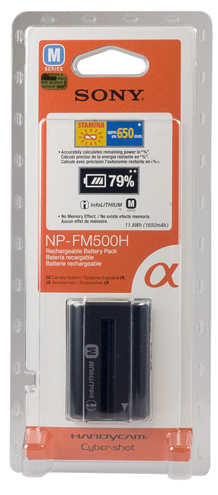 Sony NP-FM500HNP-FM500H Sony NP-FM500HNP-FM500HС батареей длительного срока службы Sony NP-FM500H Вы не упустите драгоценные мгновения.