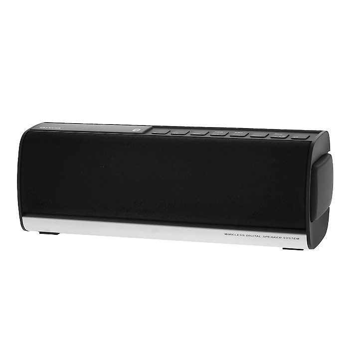 Aiwa BT-3000, Matte Black портативная АС5400 Aiwa BT-3000, Matte Black портативная АС5400Портативная акустическая система Aiwa BT-3000 позволяет воспроизводить любимую музыку с вашего устройства с помощью технологии Bluetooth. Данная модель имеет алюминиевое обрамление корпуса и удобные кнопки управления на верхней панели. Встроенные динамики: 2 x 40 мм + 70 мм пассивный сабвуфер