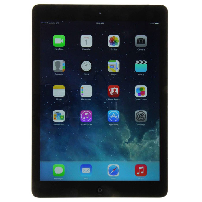 Apple iPad Air Wi-Fi + Cellular 16GB, Space GrayMD791RU/B Apple iPad Air Wi-Fi + Cellular 16GB, Space GrayMD791RU/BПланшет Apple iPad Air – невероятно тонкий и легкий. При этом он по всем параметрам обходит своих предшественников. 64-битный процессор A7 и сопроцессор движений M7, передовые технологии беспроводной связи, сотни тысяч приложений на каждый день – iPad Air предлагает больше возможностей, чем можно себе представить. Совершенно новый дизайн: Стоит взять Apple iPad Air в руки, чтобы поверить в его реальность. Торжество технологий заключено в алюминиевый корпус 7,5-мм толщины весом всего 478 г. Apple iPad Air стал на 28% легче, на 20% тоньше и на 24% компактнее, но он гораздо мощнее и функциональнее своих предшественников и по-прежнему работает все те же невероятные 10 часов без подзарядки. Дисплей Retina: Ширина планшета и боковые кромки по краям дисплея были уменьшены. Но размер экрана не уменьшился ни на миллиметр. Экран всегда был главным в планшетах Apple, теперь же изображение еще сильнее притягивает взгляд. С разрешением 2048x1536...