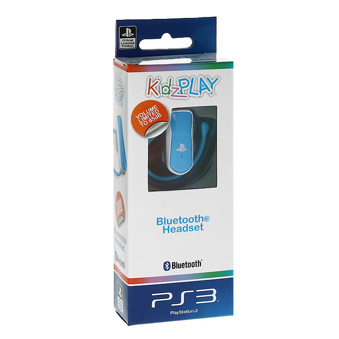 Детская Bluetooth гарнитура Kidz Play для PS3 (голубая)SHP1900/10 Детская Bluetooth гарнитура Kidz Play для PS3 (голубая)SHP1900/10Яркая и красочная беспроводная гарнитура для юных пользователей PS3.