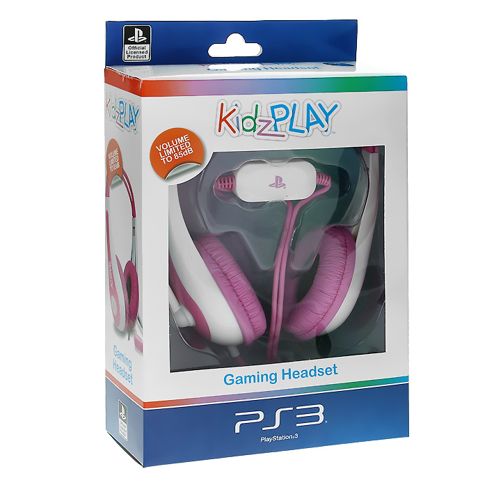 Детская игровая стерео гарнитура Kidz Play для PS3 (розовая)PS3 Pro EDGE-MPX2 Детская игровая стерео гарнитура Kidz Play для PS3 (розовая)PS3 Pro EDGE-MPX2Яркая и красочная гарнитура для юных пользователей PS3.