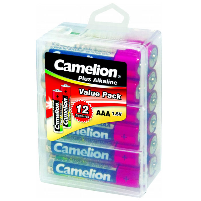 Camelion LR03-PBH12 Plus, 12 батареек,1.5В10647 Camelion LR03-PBH12 Plus, 12 батареек,1.5В10647Щелочные алкалиновые батарейки Camelion LR03-PBH12 отличаются долгим сроком работы, подходят для -аудио -видео техники, а также другой электроники и бытовых приборов. Сделаны из качественных материалов.