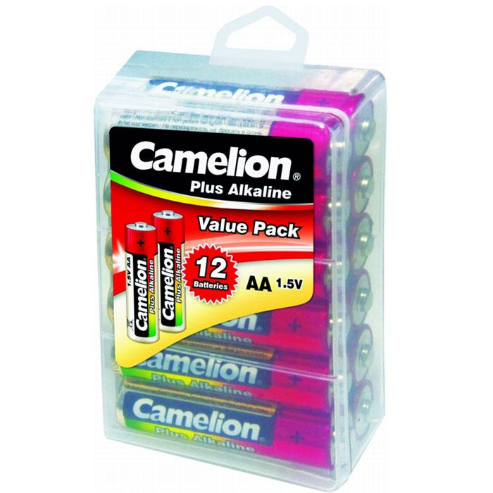 Camelion LR6-PBH12 Plus, батарейка,1.5В, 12 шт10648 Camelion LR6-PBH12 Plus, батарейка,1.5В, 12 шт10648Алкалиновые элементы питания Camelion LR6-PBH12 с высокой энергоемкостью. Предназначены для использования в пультах дистанционного управления, различной -аудио, -видео технике.