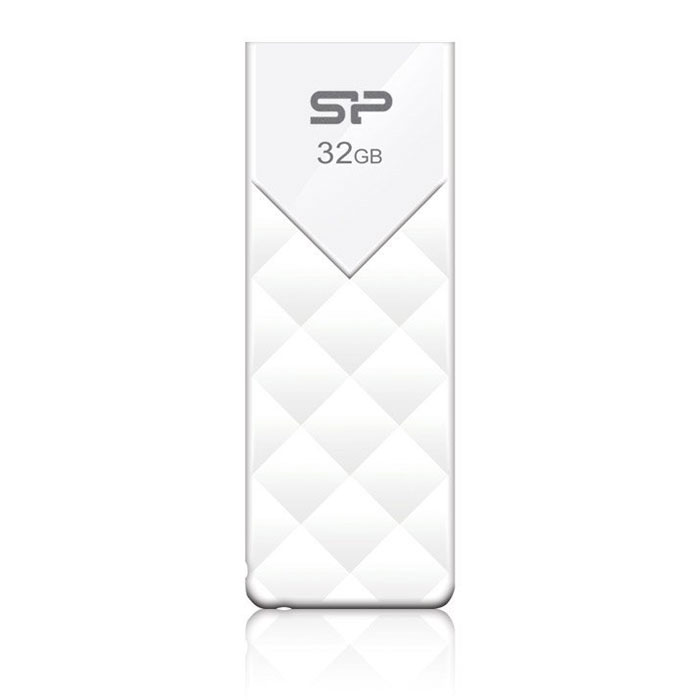 Silicon Power Ultima U03 32GB, White USB-флэш накопительSP032GBUF2U03V1W Silicon Power Ultima U03 32GB, White USB-флэш накопительSP032GBUF2U03V1WЭлегантный дизайн SP Ultima U03 отличается простотой и классическим стилем. Лицевая сторона корпуса напоминает сверкающие грани кристалла. Новый накопитель также оснащен выдвижным коннектором для удобства пользователей. Стильный Ultima U03 позволяет пользователям удобно хранить и использовать данные. Накопитель оснащен встроенным LED индикатором на лицевой стороне для отображения статуса передачи данных. Резервное копирование папки Мои документы Резервное копирование папок Резервное копирование электронной почты Шифрование данных PC-Lock (паролем, по времени или накопителем)