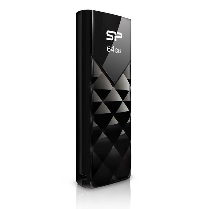 Silicon Power Ultima U03 64GB, Black USB-флэш накопительSP064GBUF2U03V1K Silicon Power Ultima U03 64GB, Black USB-флэш накопительSP064GBUF2U03V1KЭлегантный дизайн SP Ultima U03 отличается простотой и классическим стилем. Лицевая сторона корпуса напоминает сверкающие грани кристалла. Новый накопитель также оснащен выдвижным коннектором для удобства пользователей. Стильный Ultima U03 позволяет пользователям удобно хранить и использовать данные. Накопитель оснащен встроенным LED индикатором на лицевой стороне для отображения статуса передачи данных. Резервное копирование папки Мои документы Резервное копирование папок Резервное копирование электронной почты Шифрование данных PC-Lock (паролем, по времени или накопителем)