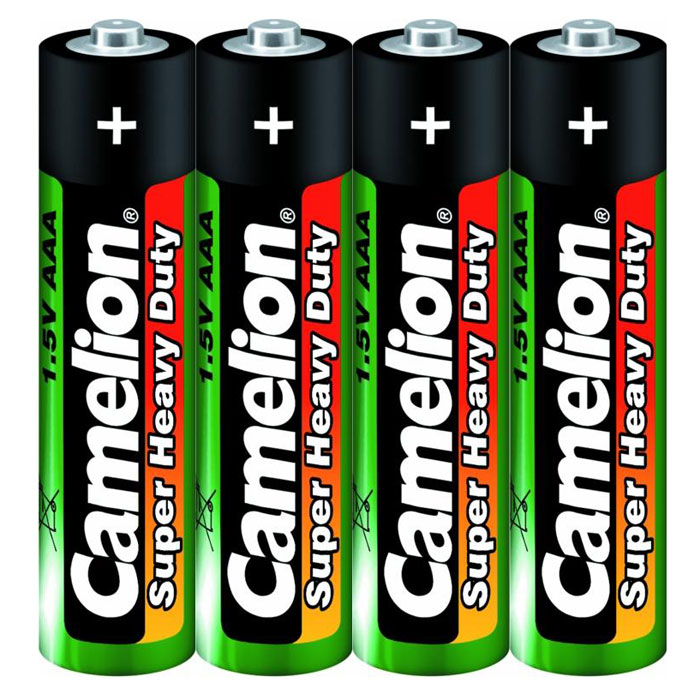 Camelion R03 SR-4 (R03P-SP4G) батарейки 1.5В, 4 шт1659 Camelion R03 SR-4 (R03P-SP4G) батарейки 1.5В, 4 шт1659Солевые батареи Camelion R03 SR-4 подойдут для питания электроприборов с низким потреблением энергии.