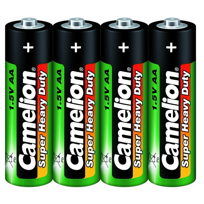 Camelion R6 SR-4 (R6P-SP4G) батарейки 1.5В, 4 шт1660 Camelion R6 SR-4 (R6P-SP4G) батарейки 1.5В, 4 шт1660Батареи Camelion R6 SR-4 предназначены для работы в устройствах с низким энергопотреблением - часы, пульты дистанционного управления, радиоприёмники, карманные фонари.