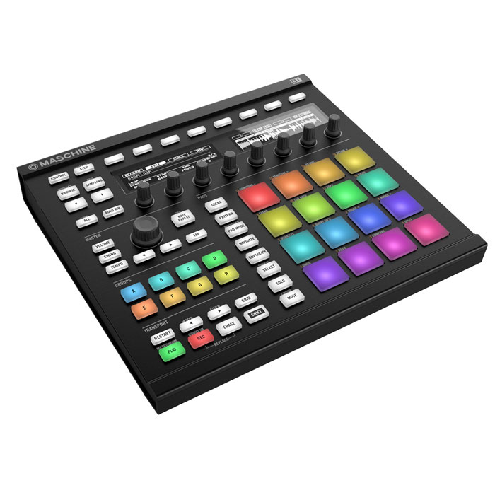 Native Instruments Maschine Mk2, White MIDI-контроллерMCI49407 Native Instruments Maschine Mk2, White MIDI-контроллерMCI49407Программно-аппаратная система Native Instruments Maschine Mk2, состоящая из USB/MIDI контроллера Maschine и ПО Groove Production Studio, которое включает в себя секвенсор, семплер и свыше 20 высоко-качественных эффектов. Обновлённая версия знаменитой интегрированной продакшн-системы Maschine от Native Instruments теперь поставляется в двух цветах - чёрном или белом, имеет 16 чувствительных к силе нажатия пэдов с функцией послекасания и кодирования каждого отдельного пэда подсветкой разных цветов, усовершенствованный дизайн, новые высококонтрастные дисплеи с увеличенными углами обзора. Также добавлены новые функции управления и эффекты, а в комплекте с Maschine Mk2 поставляется полная версия мощнейшего синтезатора Massive.
