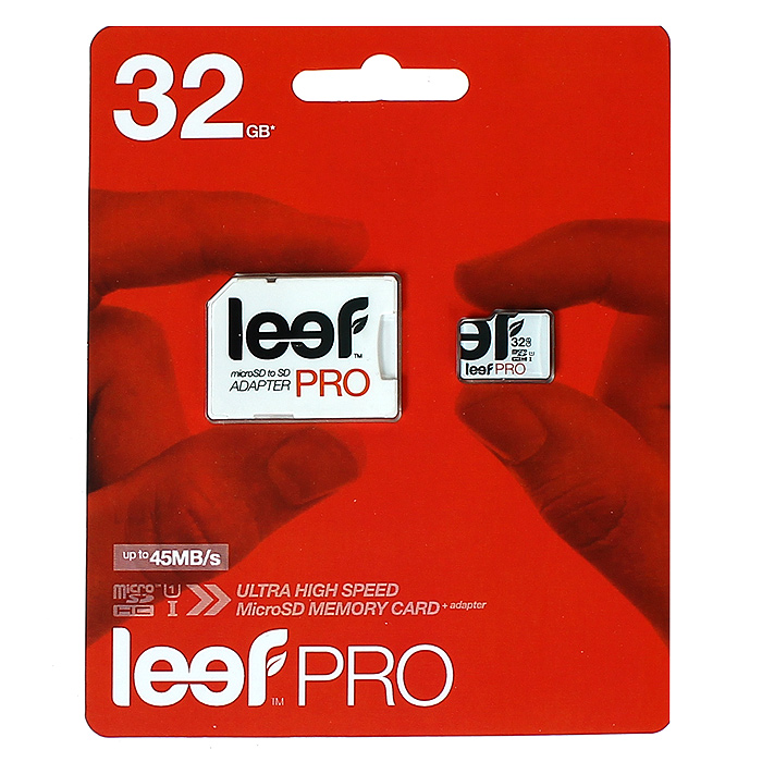 Leef microSD PRO 32GB UHSLFMSDPRO-03210R Leef microSD PRO 32GB UHSLFMSDPRO-03210RLeef microSD PRO - профессиональная карта памяти. Позволяет надежно хранить фотографии, музыку, фильмы и любую другую информацию. Она выпускается в вариантах различной емкостью и идеально подходит для планшетных ПК и смартфонов. Вся продукция Leef водонепроницаемая, ударопрочная, имеет пылезащищенный корпус и устойчива к работе в экстремальных температурных условиях.