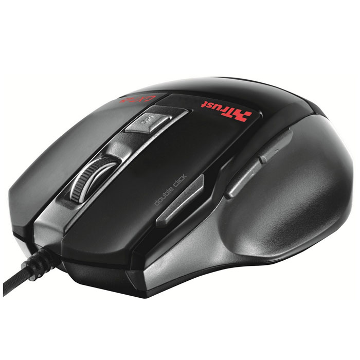 Trust GXT 25 игровая мышь18307 Trust GXT 25 игровая мышь18307Trust GXT 25 - компактная игровая мышь с разрешением датчика 2000 dpi. Имеет эргономичный и удобный дизайн, резиновые боковые накладки служат для удобного удерживания мыши.