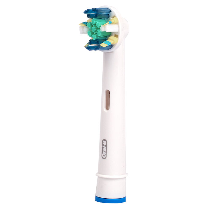 Oral-B Floss Action EB25-2 насадка для электрической зубной щетки, 2 шт4210201746348 Oral-B Floss Action EB25-2 насадка для электрической зубной щетки, 2 шт4210201746348Специальная система щетины насадки Oral-B Floss Action окружает каждый зуб для более тщательного удаления налета по сравнению с насадкой Oral-B Precision Clean. Голубые щетинки Indicator, обесцвечиваясь наполовину, напоминают о необходимости замены насадки. Подходит для электрических зубных щеток Oral-B серий: Triumph, Professional Саrе, Advance Power, Vitality (кроме Vitality Sonic). Преимущества технологии Smart доступны только при использовании с зубной щеткой Oral-B Triumph.