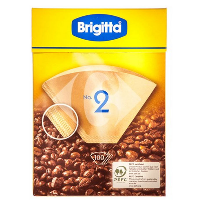 Melitta Brigitta No.2 фильтры бумажные, 100 шт.0200145 Melitta Brigitta No.2 фильтры бумажные, 100 шт.0200145Кофе-фильтры Melitta Brigitta No.2 сделаны из высококачественной бумаги, не придающей посторонний вкус кофе. Двойной шов обеспечивает оптимальную прочность фильтра. Постоянный контроль качества производства гарантирует получение насыщенного аромата свежесваренного кофе.