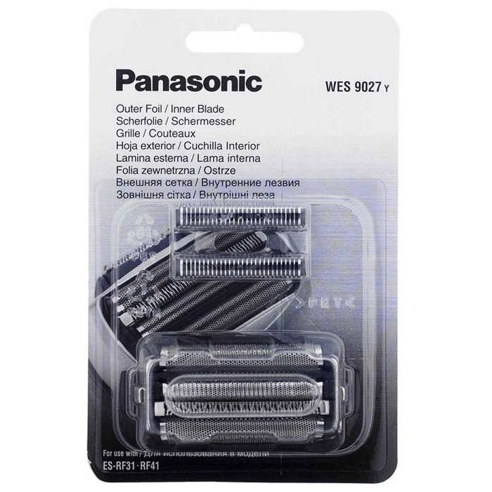 Panasonic WES9027Y1361 сменная сетка и лезвия для бритвы ES-RFWES9027Y1361 Panasonic WES9027Y1361 сменная сетка и лезвия для бритвы ES-RFWES9027Y1361Panasonic WES9027Y1361 - сменная сетка и лезвия для бритвы ES-RF. Выполнена из качественной стали, легко монтируется. Предназначено для: Panasonic ES-RF41 / ES-RF31 / ES-LF71 / ES-LF51.