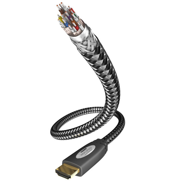 Inakustik Exzellenz кабель HDMI, 1,5 м (0062442015)4001985504886 Inakustik Exzellenz кабель HDMI, 1,5 м (0062442015)4001985504886Inakustik Exzellenz - это высокоскоростной HDMI кабель c Ethernet-каналом, который позволяет подключать аудио/видео ресиверы и другие устройства к интернету без дополнительного сетевого кабеля. Технология Audio Return Channel (реверсивный звуковой канал) дает возможность телевизору через единственный HDMI кабель передавать аудио данные на аудио/видео ресивер, предоставляя пользователю дополнительную гибкость и избавляя его от необходимости использовать дополнительные аудиоподключения. Жилы кабеля имеют тройное экранирование и покрытие из серебра, а позолоченные разъемы обеспечивают передачу данных без помех. Кабель доступен с различными вариантами длины: от 0.75 метра до 15 метров. Скорость передачи данных: 10.2 Гбит/с Сеть Ethernet: до 100 Мбит/с Версия HDMI: High Speed HDMI Cable with Ethernet (совместимость с HDMI 2.0) Разъемы: цельнометаллические 19 pin, тип А, позолоченные Проводник: высокоочищенная бескислородная медь с покрытием из...