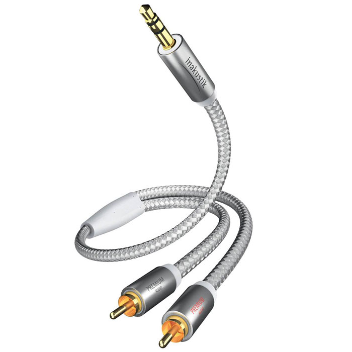 Inakustik Premium Jack RCA аудиокабель 3,5 мм-2 RCA, 3 м (00410003)4001985507894 Inakustik Premium Jack RCA аудиокабель 3,5 мм-2 RCA, 3 м (00410003)4001985507894Аудиокабель Inakustik Premium Jack RCA с двойным экранированием гарантирует качественную передачу звука при подключении MP3-плеера (iPod), ноутбука или персонального компьютера к усилителю или аудио/видео ресиверу.