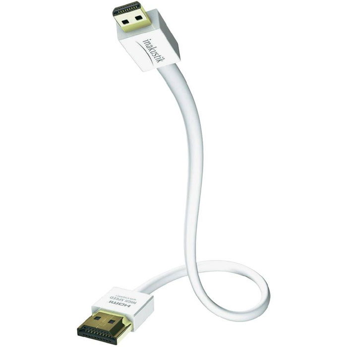 Inakustik Premium Micro XS кабель HDMI, 1,5 м (0042463015)4001985510801 Inakustik Premium Micro XS кабель HDMI, 1,5 м (0042463015)4001985510801Inakustik Premium Micro XS - это высокоскоростной HDMI кабель c Ethernet-каналом, который позволяет подключать смартфоны, планшетные компьютеры, фото/видеокамеры к аудио/видео ресиверам, телевизорам или проекторам. Благодаря компактному дизайну кабель имеет небольшие размеры и удобен для подключения мобильных устройств. Технология Audio Return Channel (реверсивный звуковой канал) позволяет телевизору через единственный HDMI кабель передавать аудио данные на аудио/видео ресивер, предоставляя пользователю дополнительную гибкость и избавляя его от необходимости использовать дополнительные аудиоподключения. Жилы кабеля имеют тройное экранирование, а позолоченные разъемы обеспечивают передачу данных без помех. Версия HDMI: High Speed HDMI Cable with Ethernet (совместимость с HDMI 2.0) Позолоченные разъемы (24к) Проводник: высокоочищенная бескислородная медь с покрытием из олова Совместимость: CEC/HDCP/EDID Диаметр: около 3.6 мм Скорость...