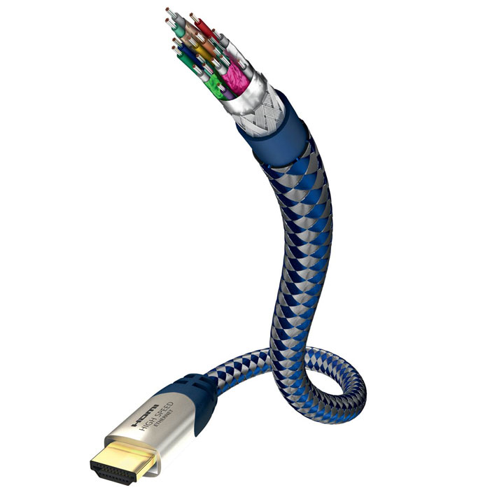 Inakustik Premium кабель HDMI, 1,5 м (00423015)4001985507566 Inakustik Premium кабель HDMI, 1,5 м (00423015)4001985507566Inakustik Premium - это высокоскоростной HDMI кабель c Ethernet-каналом, который позволяет подключать аудио/видео ресиверы, DVD/Blu-ray проигрыватели, игровые консоли к телевизорам или проекторам. Технология Audio Return Channel (реверсивный звуковой канал) позволяет телевизору через единственный HDMI кабель передавать аудио данные на аудио/видео ресивер, предоставляя пользователю дополнительную гибкость и избавляя его от необходимости использовать дополнительные аудиоподключения. Жилы кабеля имеют тройное экранирование, а позолоченные разъемы обеспечивают передачу данных без помех. Кабель доступен с различными вариантами длины: от 0.75 до 10 метров.