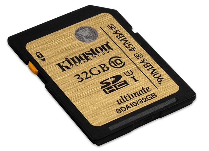 Kingston SDHC Class 10 UHS-I Ultimate 32GB (SDA10/32GB) карта памятиSDA10/32GB Kingston SDHC Class 10 UHS-I Ultimate 32GB (SDA10/32GB) карта памятиSDA10/32GBKingston SDHC Class 10 UHS-I Ultimate - универсальный носитель информации, который может применяться со всеми совместимыми устройствами, поддерживающими данный формат карт памяти. Способен хранить любые типы данных. Увеличенные минимальные скорости записи поддерживают режим длительной съемки серии фотографий, позволяя снизить задержки.