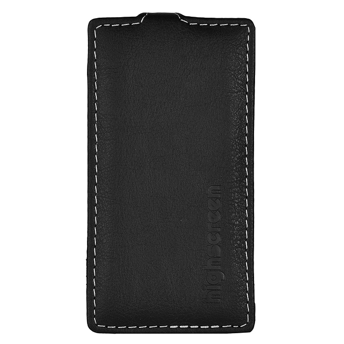 Highscreen Flip Case оригинальный чехол для Zera F, Black22031 Highscreen Flip Case оригинальный чехол для Zera F, Black22031Чехол с откидной крышкой Highscreen Flip Case для Zera F надежно защищает ваш смартфон от внешних воздействий, грязи, пыли, брызг. Он также поможет при ударах и падениях, не позволив образоваться на корпусе царапинам и потертостям. Чехол обеспечивает свободный доступ ко всем функциональным кнопкам смартфона и камере.
