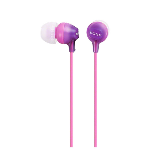 Sony MDR-EX15LPV, Violet наушникиMDR-EX15LPV Sony MDR-EX15LPV, Violet наушникиMDR-EX15LPVУдобные силиконовые наушники-вкладыши Sony MDR-EX15LP прочно держатся на ушах. Небольшая масса позволяет носить устройство с собой. Наушники имеют несколько стильных цветовых решений, подберите к цвету вашего плеера или просто выберите любимый оттенок. Неодимовые мембраны диаметром 9 мм обеспечивают мощное, сбалансированное звучание. Удобная посадка обеспечивает долгое, комфортное ношение. Качественные динамики передают чистый звук с выразительными низами и звонкими верхами. Sony MDR-EX15LPB отлично подходят как для прослушивания музыки всех жанров, радио, так и для просмотра видеороликов и фильмов. Данная модель совместима с мобильными устройствами, имеющими аудиовыход 3.5 мм.
