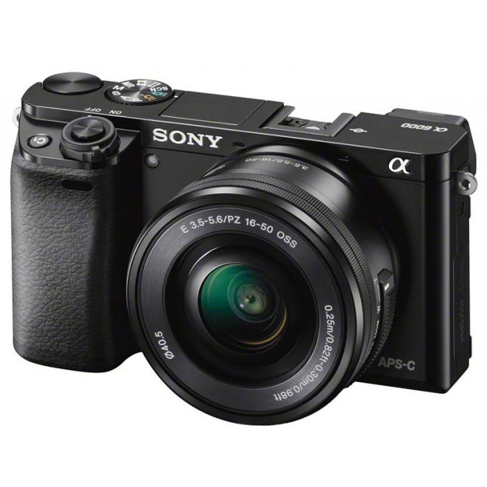 Sony Alpha A6000 Kit 16-50 mm, Black цифровая фотокамераILCE6000LB.CEC Sony Alpha A6000 Kit 16-50 mm, Black цифровая фотокамераILCE6000LB.CECSony Alpha A6000 - фотокамера со сменными объективами объединяет в себе сильные стороны фазового и контрастного автофокуса. Технология 4D FOCUS обеспечивает непревзойденную работу системы автофокуса в четырех измерениях: широкая зона охвата (2 измерения по горизонтали и вертикали), скорость работы автофокуса (3-е измерение, глубина) и следящий автофокус с упреждением (4-е измерение, время). Система автофокуса камеры A6000 работает быстрее, чем на цифровых зеркальных камерах, а потому вы не упустите ни единого момента. Теперь вы также можете подобрать цвет камеры под свой индивидуальный стиль. Скорость 0,06 секунды гарантирует получение идеальных снимков в любых условиях: на семейных событиях, спортивных мероприятиях или на природе. Качественная матрица Секрет очень прост — чем крупнее матрица, тем крупнее формат изображения. Камера ?6000 превосходит многие модели в своей категории: матрица типа APS-C в 1,6 раза крупнее матриц типа 4/3 и в...