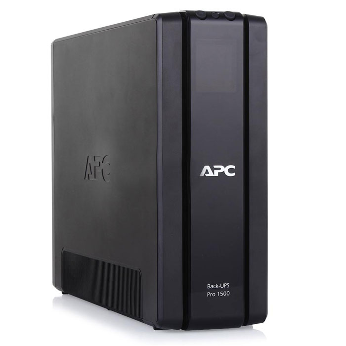APC BR1500GI Power-Saving Back-UPS Pro 1500 ИБПBR1500GI APC BR1500GI Power-Saving Back-UPS Pro 1500 ИБПBR1500GIAPC BR1500GI - линейно-интерактивный источник бесперебойного питания, обеспечивает стабилизацию напряжения на выходе, при этом частоты на входе и выходе совпадают. Имеет основную розетку с резервным питанием и 3 зависимые от основной розетки, одна с резервным питанием и 2 без резервного питания. Основная розетка определяет, когда подключенный к ней компьютер выключается или переводится в режим ожидания или «спящий» режим и отключает питание неиспользуемых периферийных устройств, подключенных к зависимым розеткам, тем самым сберегая электроэнергию и деньги пользователей.. Может быть использован для защиты электроники в небольших офисах.