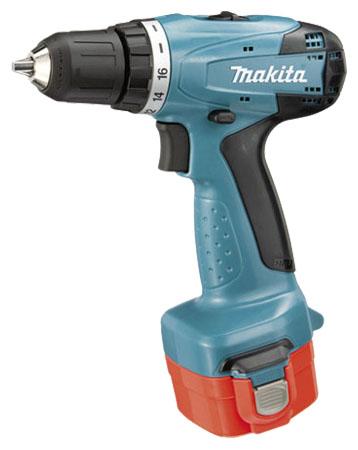 Дрель-шуруповерт Makita 6271DWPE, аккумуляторная6271 DWPE Дрель-шуруповерт Makita 6271DWPE, аккумуляторная6271 DWPEАккумуляторная дрель-шуруповерт Makita 6271DWPE обладает компактным дизайном, обеспечивающим оптимальную балансировку. Дрель имеет максимальный крутящий момент и оснащена быстрозажимным патроном, позволяющим легко и быстро заменять биты. Модель 6271DWPE от Makita имеет два скоростных режима и функцию регулировки скорости. Прорезиненная пистолетная рукоятка снижает утомляемость оператора и делает работу с инструментом более точной и удобной. В комплект дрели-шуруповерта Makita 6271DWPE входят два никель-кадмиевых аккумулятора. Напряжение: 12 В Тип аккумулятора: NiCd Регулируемый момент закручивания на 16 позиций и режим сверления для регулировки крутящего момента Удобно лежит в руке благодаря эргономичному дизайну для простоты управления.
