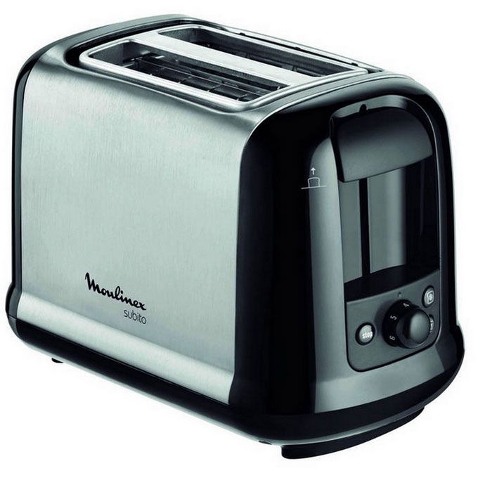 Moulinex LT260830 Subito III тостерLT260830 Moulinex LT260830 Subito III тостерLT260830Тостер Moulinex LT260830 на 2 отделения. Имеет возможность автоцентрирования тостов, 2 режима работы - подогрев и разморозка.