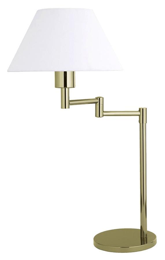 Настольный светильник LAMPGUSTAF SWING 099012099012 Настольный светильник LAMPGUSTAF SWING 099012099012099012 Настольная лампа, SWING, золото-белый, E27 1*60W