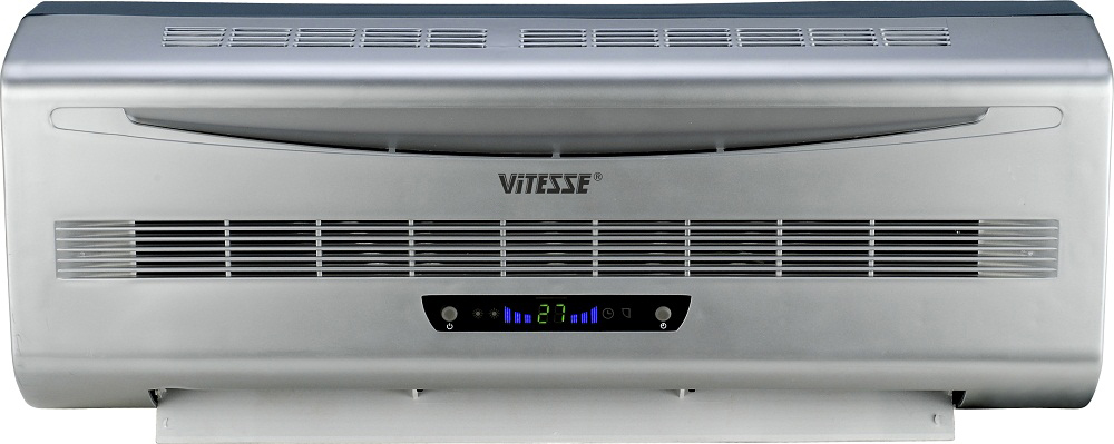 Vitesse VS-892VS-892 Vitesse VS-892VS-892Настенный керамический тепловентилятор Vitesse VS-892. Если Вам нужен универсальный прибор, способный освежить в жару и согреть помещение в межсезонье, когда ещё не включено центральное отопление, купите надежный и безопасный керамический тепловентилятор Vitesse.